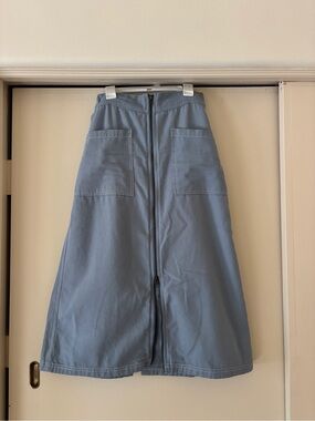 Noble Utility Skirt- Pebble Blue